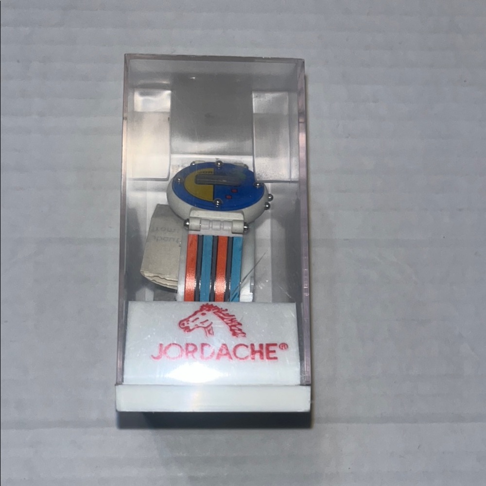 Jordache Blue and Multicolor Wearable watch